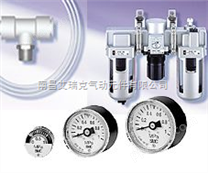 气动辅助元件：三联件、压力表、管接头、油雾器